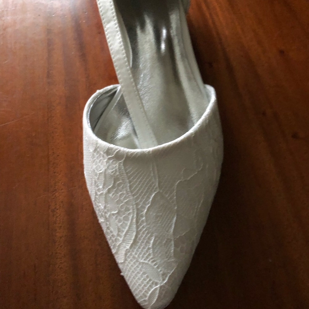 Brand new JJs House Ivory Wedding Flats